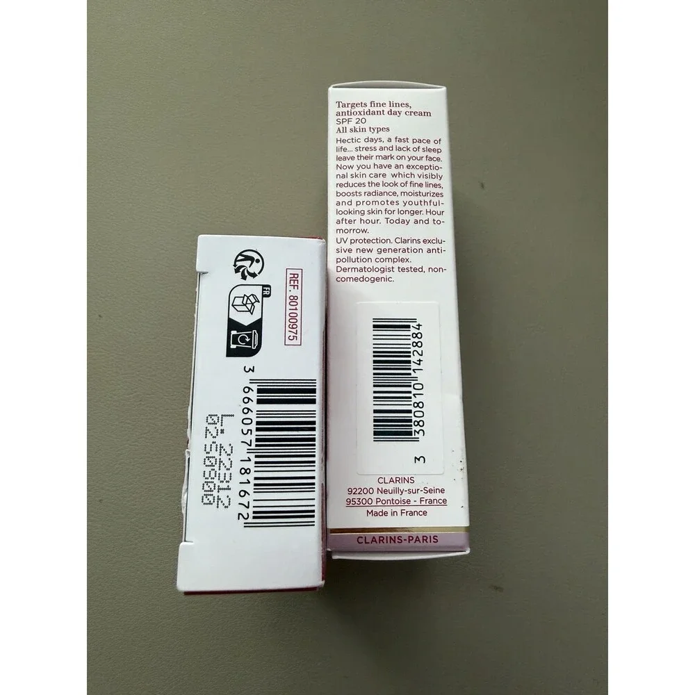 Clarins Multi-Active Jour Face Day Cream Moisturizer SPF 20 & Cream Soap